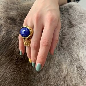 YSL Arty Ring Blue